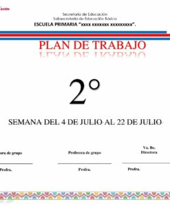 Un encabezado de documento educativo en español con el logo de la 