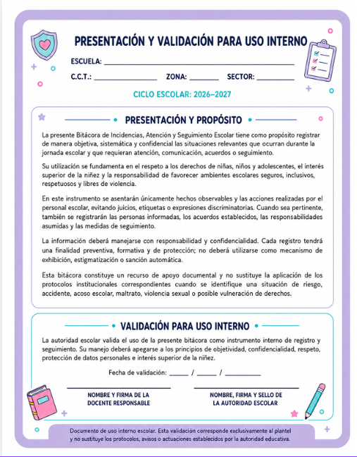 BITACORA DE INCIDENCIAS, ATENCIÓN Y SEGUIMIENTO ESCOLAR 2 BITACORA DE INCIDENCIAS, ATENCIÓN Y SEGUIMIENTO ESCOLAR - Imagen 2