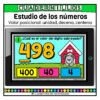 Valor posicional: unidades, decenas y centenas Estudio de los números Matemáticas Primero Segundo Grado Primaria Fichas Digitales