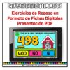 Valor posicional: unidades, decenas y centenas Estudio de los números Matemáticas Primero Segundo Grado Primaria Fichas Digitales 11 valor posicional fichas digitales 2