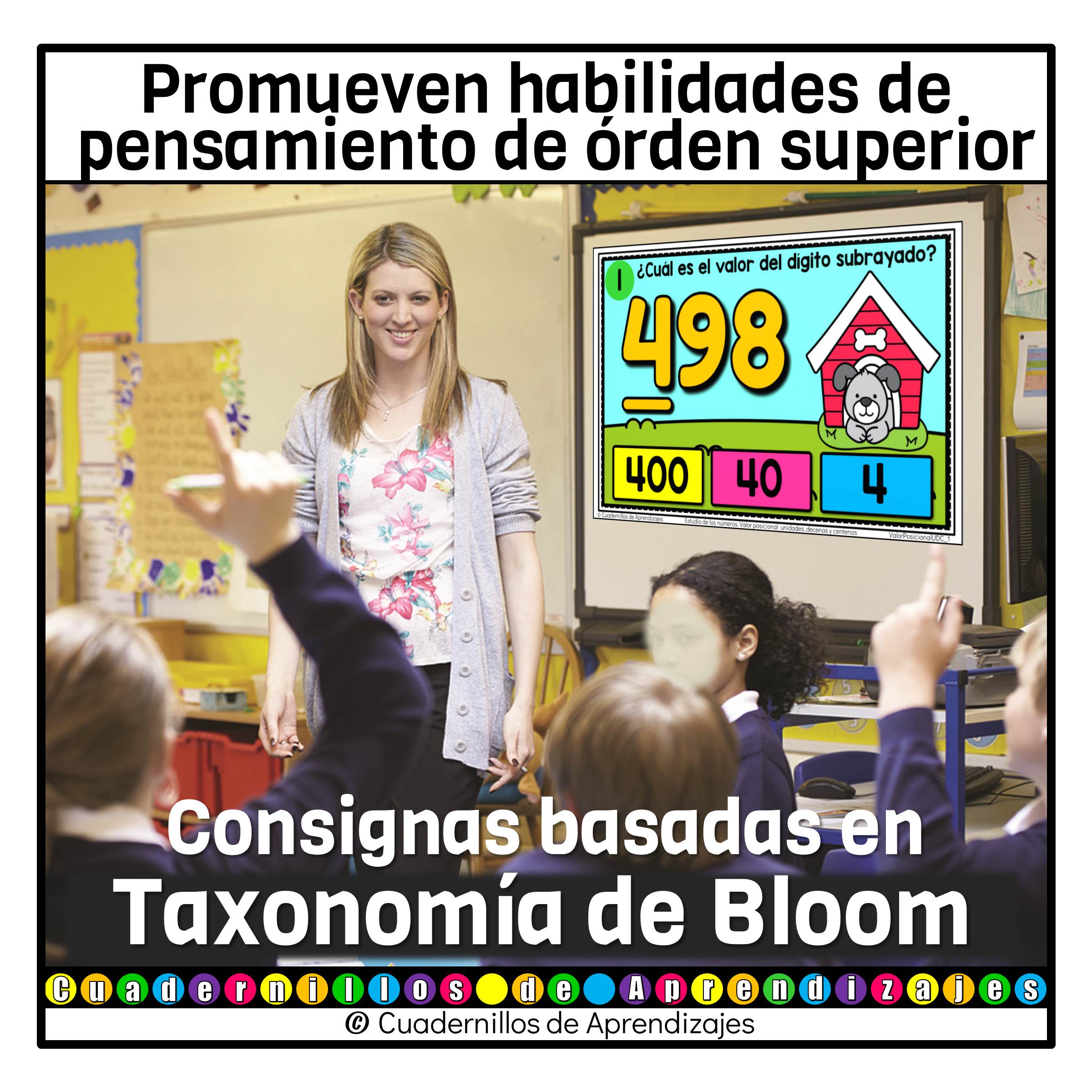 Valor posicional: unidades, decenas y centenas Estudio de los números Matemáticas Primero Segundo Grado Primaria Fichas Digitales 4 Valor posicional: unidades, decenas y centenas Estudio de los números Matemáticas Primero Segundo Grado Primaria Fichas Digitales - Image 4