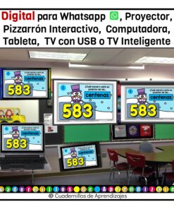 Valor posicional unidades decenas centenas Estudio de los números Matemáticas Primer Grado Primaria Fichas Digitales 15 valor posicional fichas digitales 6 2