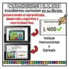 Valor posicional: unidades, decenas y centenas Estudio de los números Matemáticas Primero Segundo Grado Primaria Fichas Digitales 16 valor posicional fichas digitales 7