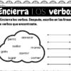 verbos para niños