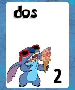 Números con temática de "Stitch" 6 2 1 khzvvk