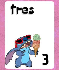 Números con temática de "Stitch" 7 3 1 q5hodp